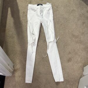 Hollister White Skinny Jeans for Women